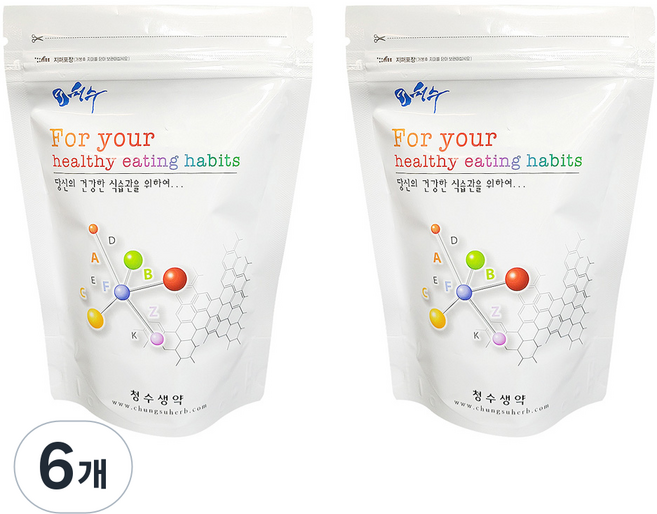 청수생약 새싹보리분말, 6개, 500g