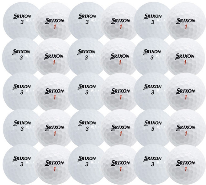 스릭슨 어택 골프공 로스트볼 특A+ 42.67mm, 화이트혼합, 30개