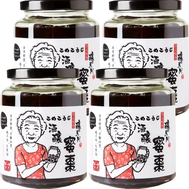 醬王殿 精選酒釀蜜棗, 450g, 4罐