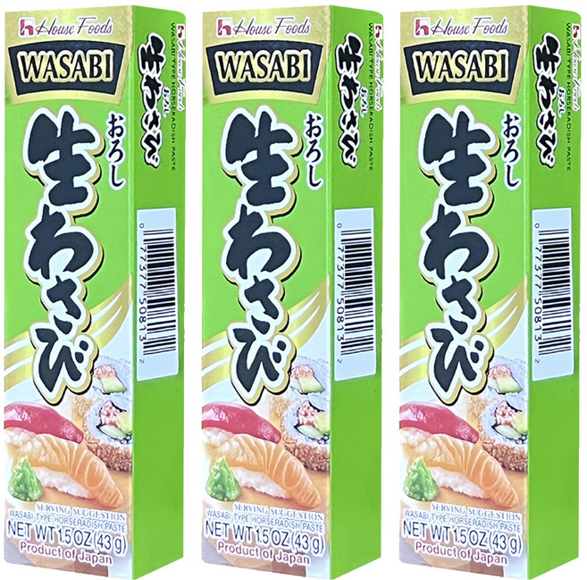 House 好侍 山葵醬, 43g, 3條