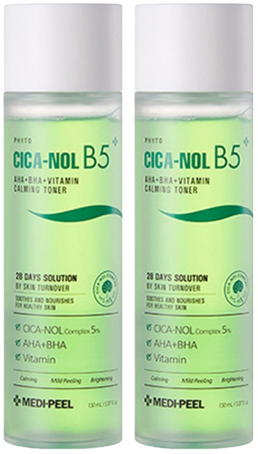 메디필 피토 시카놀 B5 아하 바하 비타민 카밍 토너, 150ml, 2개