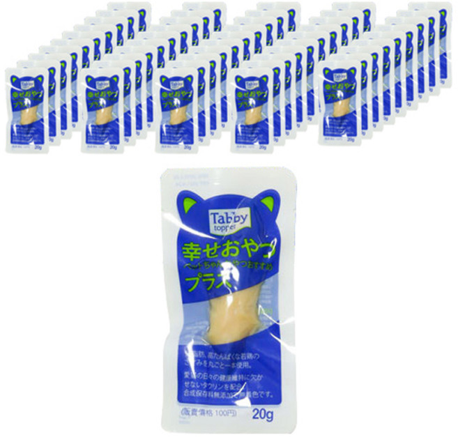 테비토퍼 닭가슴살 플러스 고양이간식, 닭가슴살맛, 20g, 50개