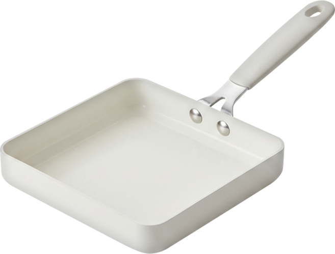 LENANSE US 迷你方煎鍋 29 x 2.5cm 白色 1kg, 15cm, 1個