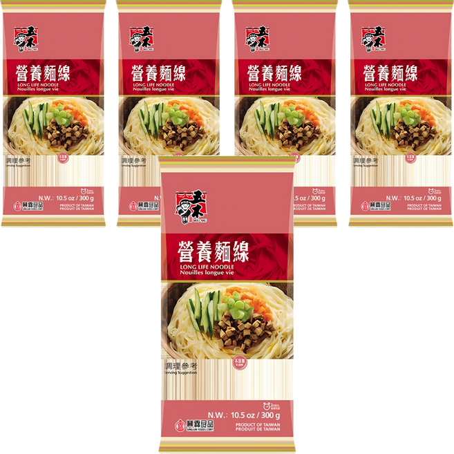 五木 營養麵線, 300g, 5包