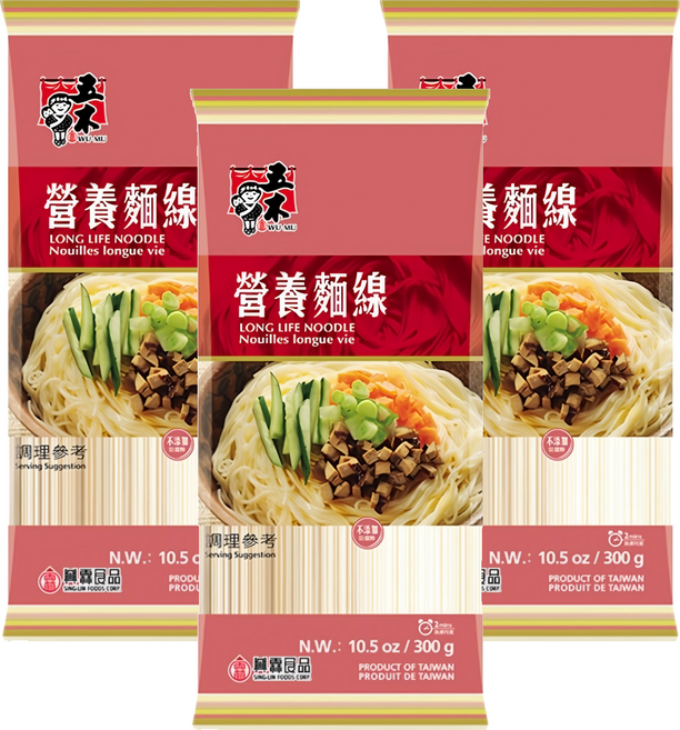 五木 營養麵線, 300g, 3包