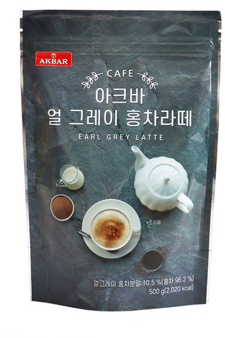 AKBAR 阿克巴 伯爵紅茶拿鐵沖泡粉, 500g, 1包, 1包