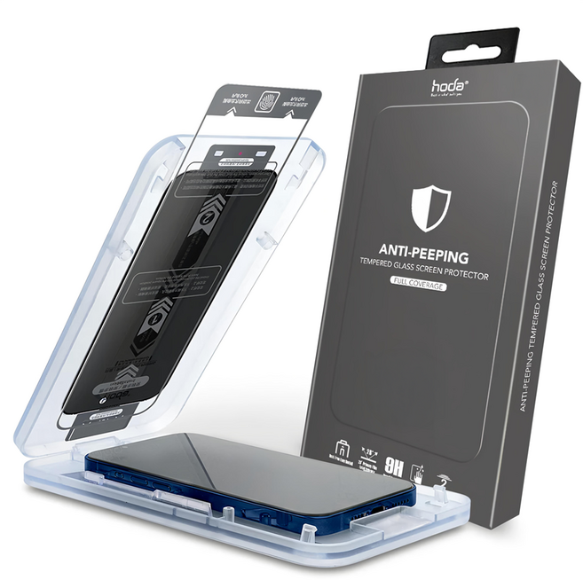 HODA 好貼 太空艙Lite 智慧型手機 2.5D滿版 螢幕保護貼 iPhone 16 Pro 防窺 9H 抗指紋 無塵 黑色