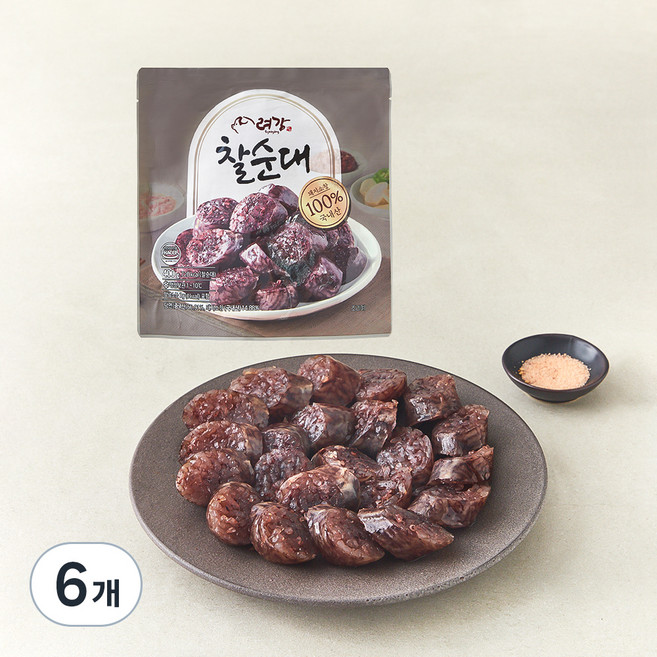 려강 찰순대, 400g, 6개