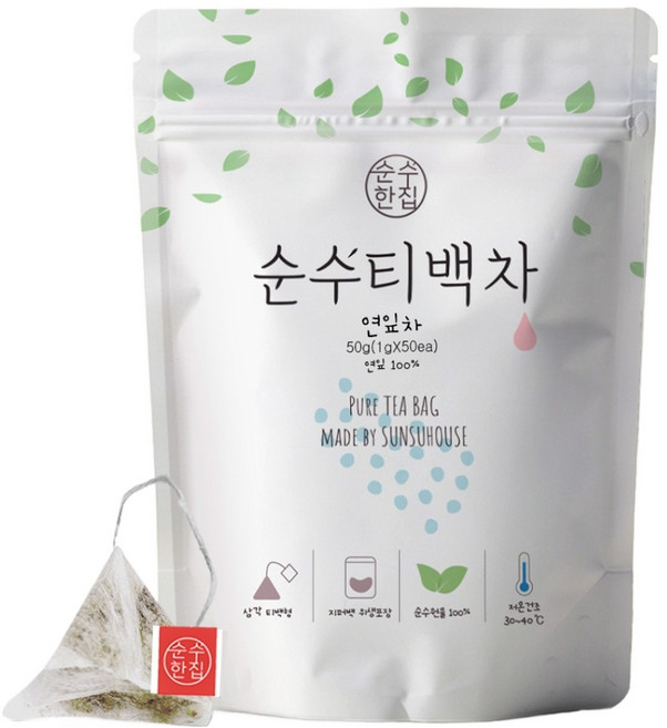 순수한집 연잎차 삼각티백, 1g, 50개입, 1개