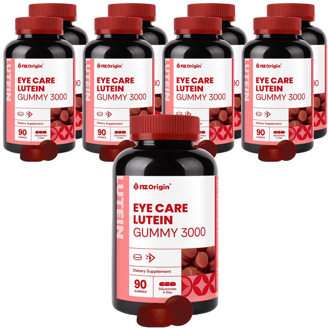 엔젯오리진 아이케어 루테인 구미 3000, 90정, 9개