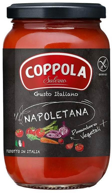 COPPOLA 柯波拉 義式無加糖蔬菜番茄麵醬, 350g, 1罐