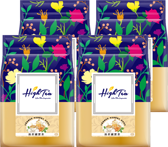 High Tea 伂橙 家庭分享包 南非國寶茶, 7g, 20包, 4袋