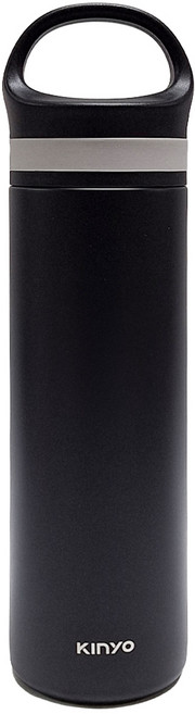 Kinyo 陶瓷隨行保溫杯 KIM-46 70 x 67 x 249mm 328g, 黑色, 500ml, 1個