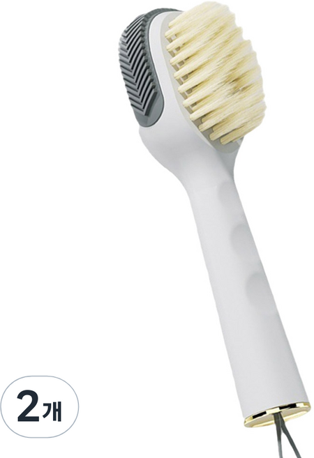 아워웍스 운동화 세탁 브러쉬, 화이트, 2개