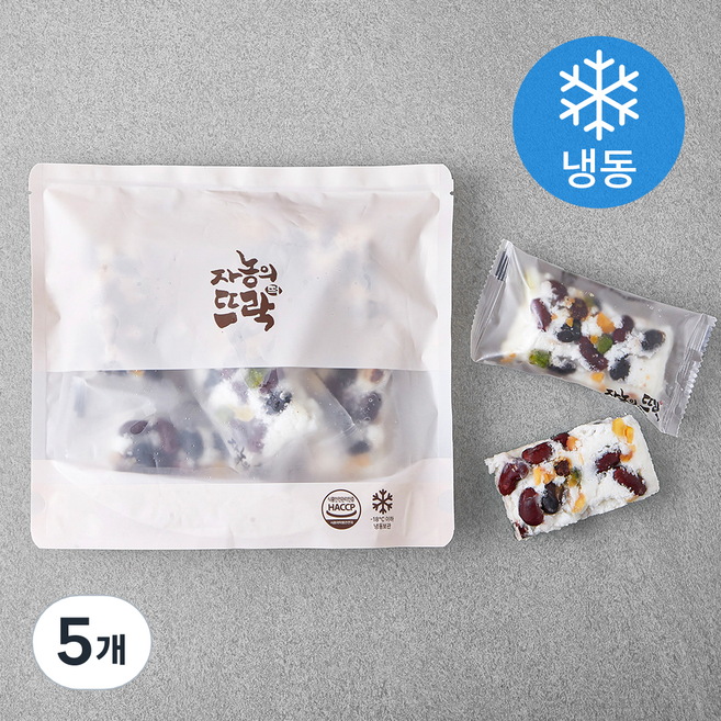 자농의뜨락 영양백설기 (냉동), 50g, 5개입, 5개
