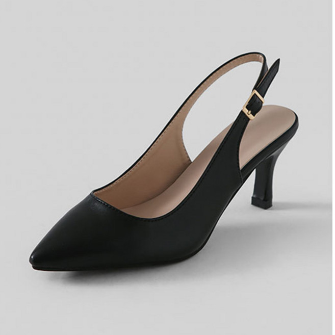 착한구두 여성용 베르카 스틸레토 슬링백 7cm SBLTT1e031