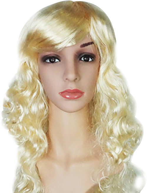 파티 코스프레 웨이브 가발, 02골드, 1개