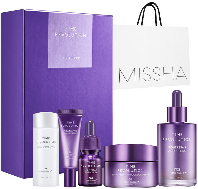 미샤 타임 레볼루션 나이트리페어 2종 기획세트 5X, 1세트