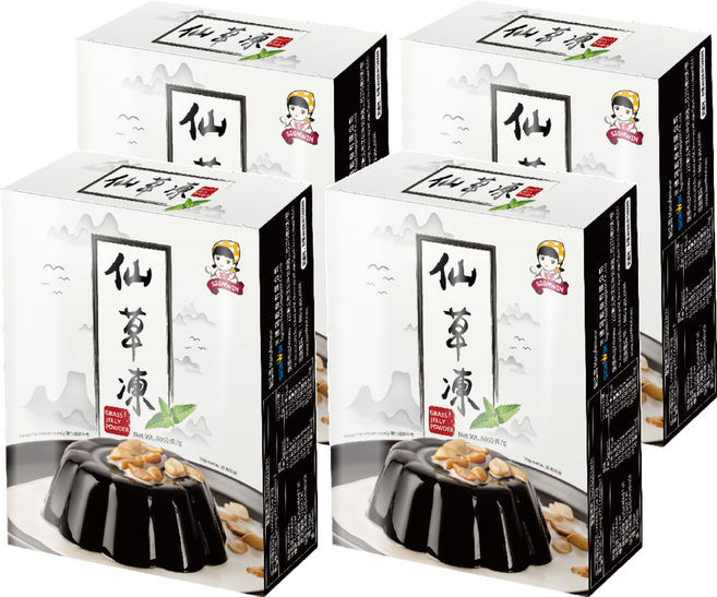 SIGNWIN 三得冠 仙草凍粉, 60g, 4盒