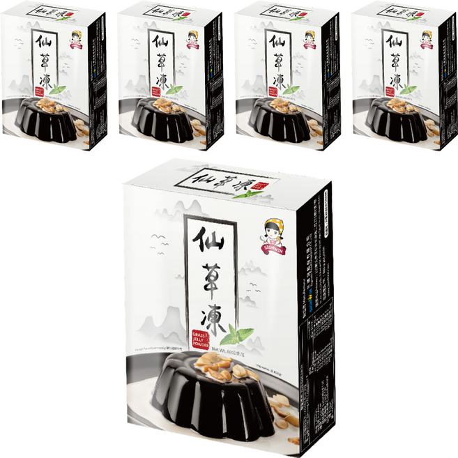 SIGNWIN 三得冠 仙草凍粉, 60g, 5盒