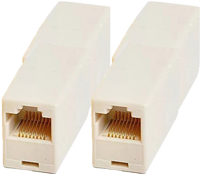 Neon 台灣霓虹 RJ45 網路線連接器 Set 4件組, ECN1-2, 1組