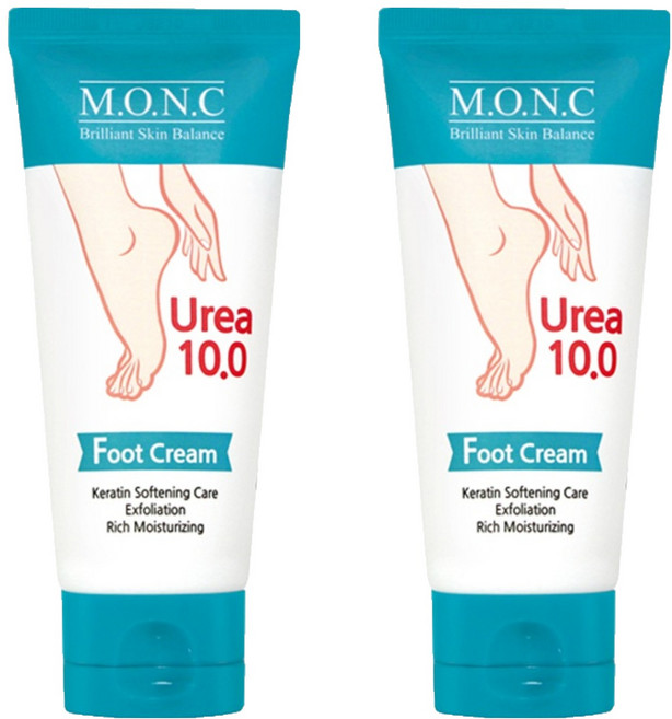 MOC尿素十足霜, 100ml, 2個
