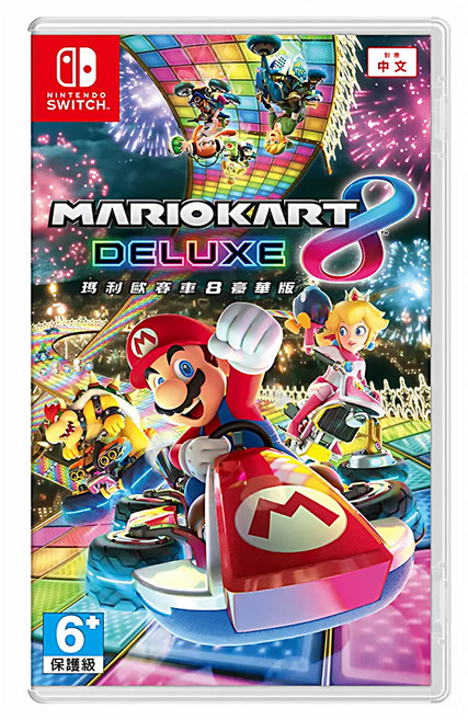 Nintendo 任天堂 SWITCH 瑪利歐賽車 8 豪華版R 亞中版 6歲以上, HAC-P-AABPA(CHT)