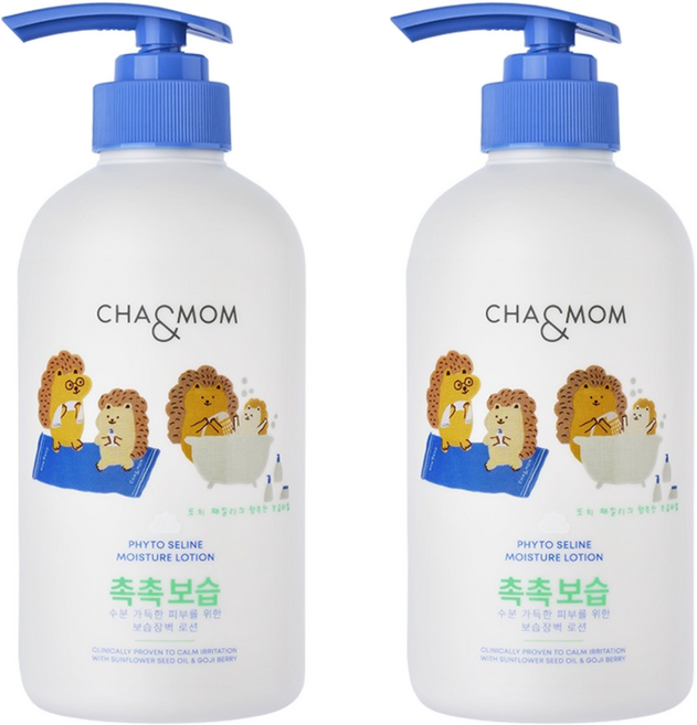 차앤맘 피토세린 모이스처 로션, 500ml, 2개