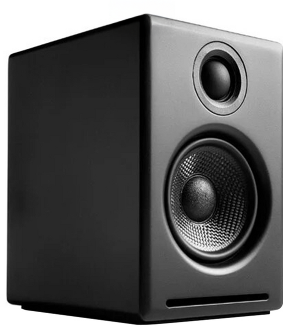 Audioengine 主動式立體聲藍牙書架喇叭, A2+ wireless, 黑色