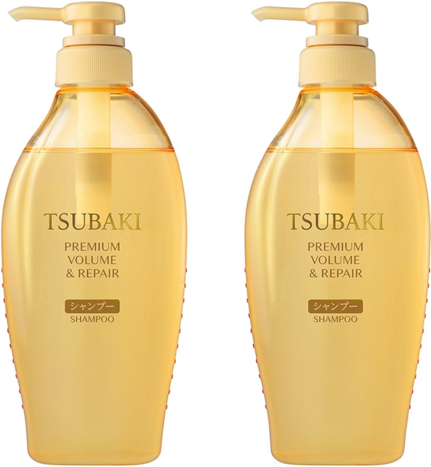 츠바키 프리미엄 볼륨 앤 리페어 샴푸, 450ml, 2개