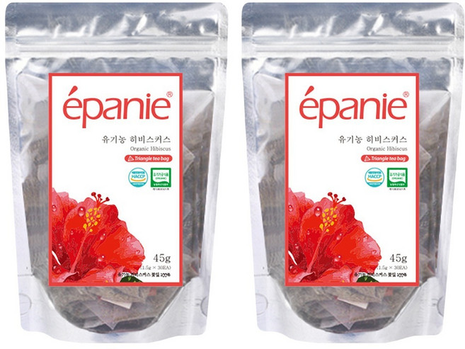 에빠니 유기농 히비스커스차 티백, 1.5g, 30개입, 2개