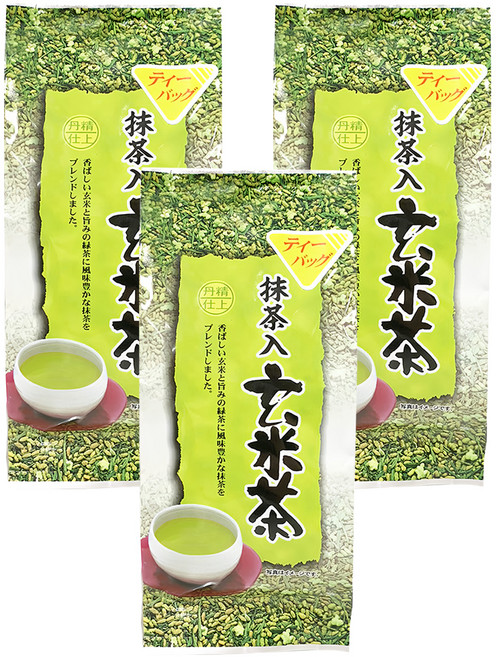藤二 嚴選抹茶玄米茶, 4g, 20包, 3袋