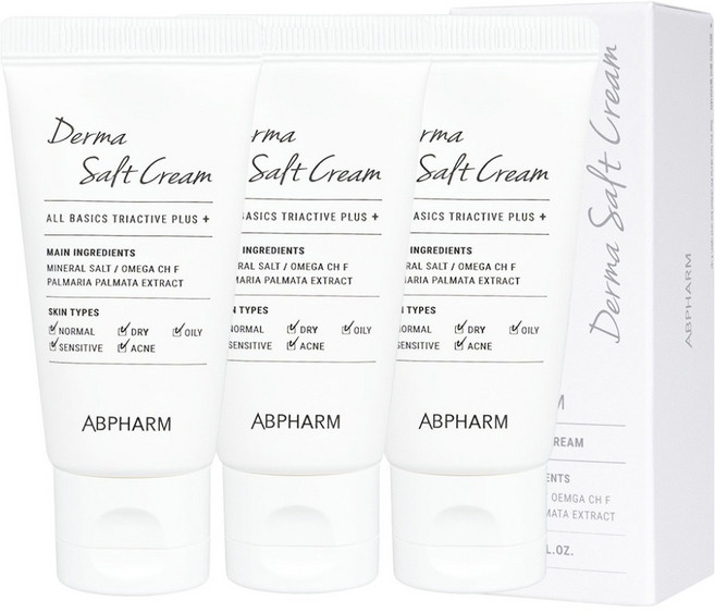 에이비팜 더마 솔트크림 트리액티브 플러스, 25ml, 3개
