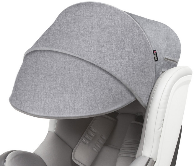 마니또 카시트 선셰이드 유모차햇빛가리개, 블랙그레이, 1개