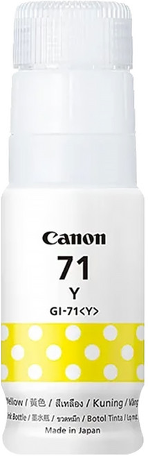 Canon 佳能 原廠墨水 GI-71S 正品碳粉, 黃色, 1個