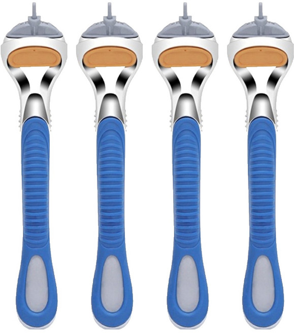 큐지오 프리미엄 질레트 면도기 호환용, 1개입, 4개