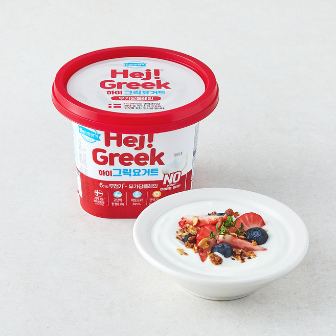 덴마크 하이 그릭요거트, 1개, 1개입, 400g