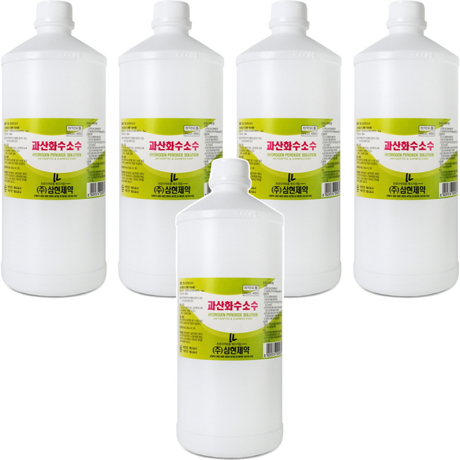 삼현제약 과산화수소수, 5개, 1L