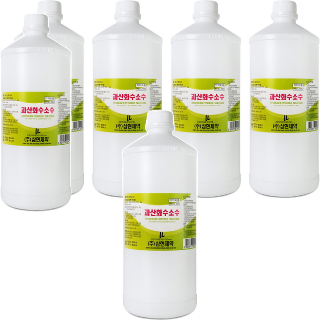 삼현제약 과산화수소수, 6개, 1L