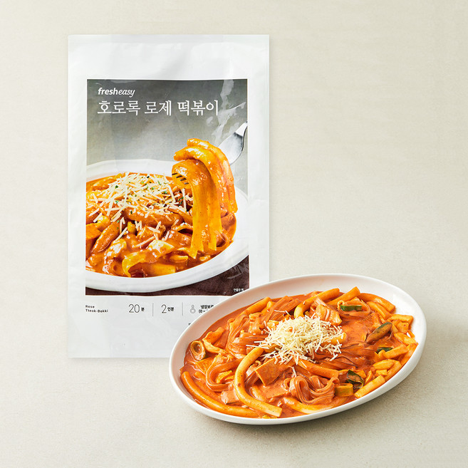 프레시지 호로록 로제 떡볶이 2인분, 796g, 1개