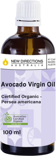 NEW DIRECTIONS 新方向 ACO有機基底油/按摩油/保濕油/基礎油/酪梨油, 1個, 100ml