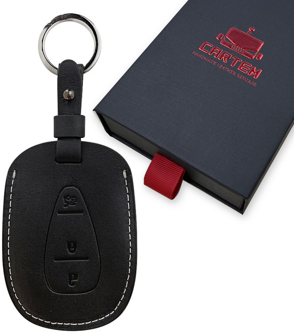 카템 장인 스마트키 케이스, 시크 블랙, CT023(C04)