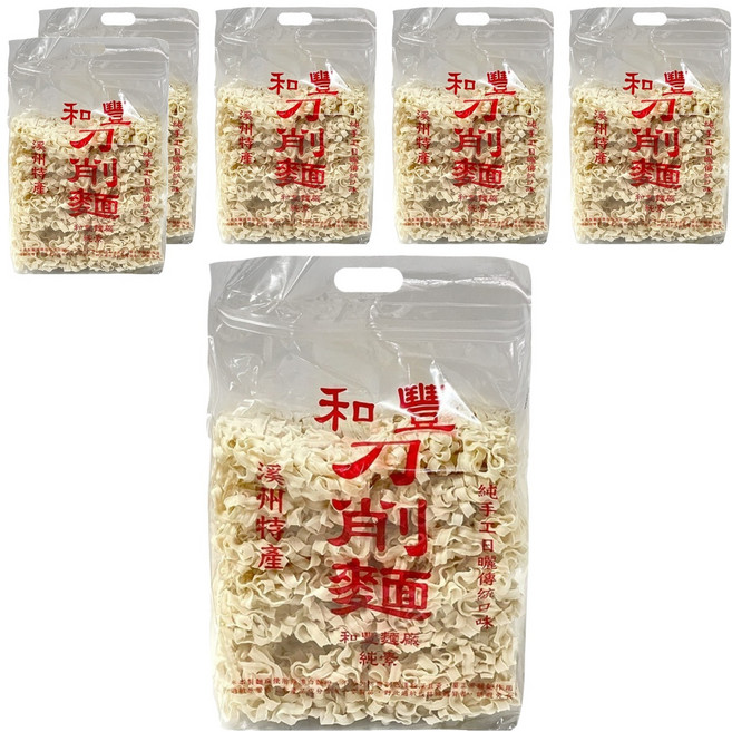 和豐拉麵 刀削麵, 1.2kg, 6袋