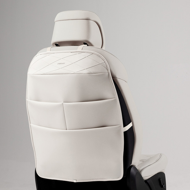 아임반 전차종 공용 LITE 차량용 시트백커버, 1개, 글레시어화이트