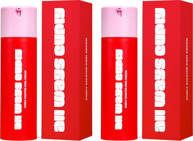 올웨이즈컬리 곱슬머리용 케라틴 무실리콘 헤어케어 컬크림, 140ml, 2개