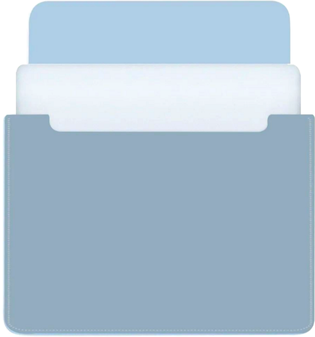 모아브 노트북 아이패드 파우치, 블루, 1개