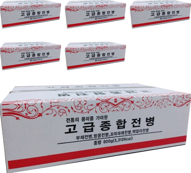 정다운식품 고급 종합 전병, 800g, 6개