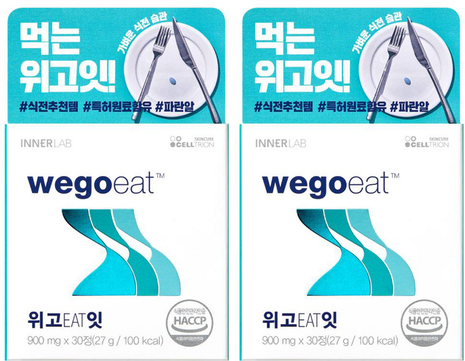 이너랩 위고잇 27g, 30정, 2개