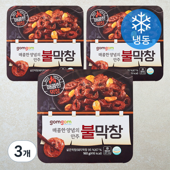 곰곰 불막창 (냉동), 160g, 3개