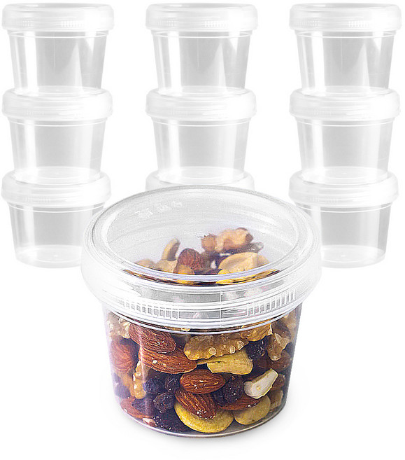 일상곳곳 다회용 스크류 밀폐용기, 10개, 1호(300ml)